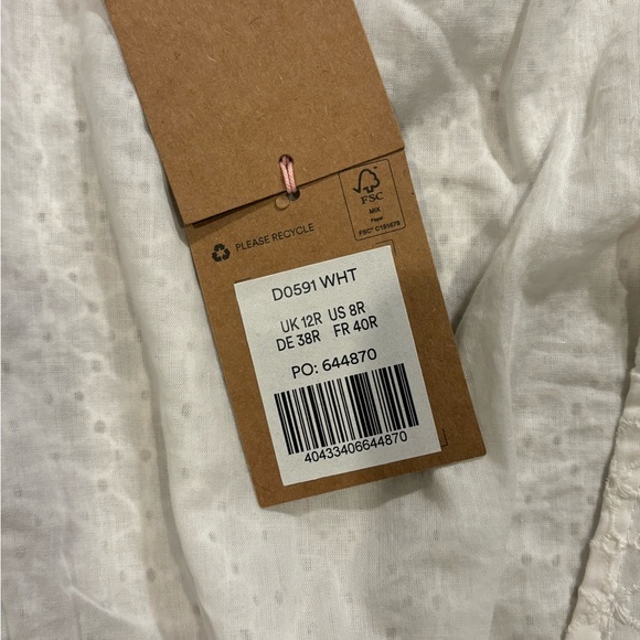 Boden Broderie Midi Tea Dress- NEW - Picture 8 of 8